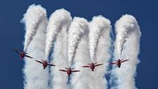 Red Arrows At Riat 2012