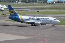 Ukraine International B737-528/W # UR-GAS @ Schiphol 17/06/2012.