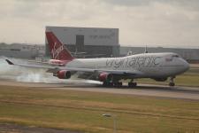 Virgin B747-41R # G-VROC @ LHR 18/08/2013.