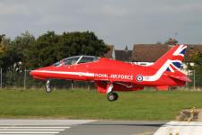 Red Arrows Hawk # XX204 @ BAe Warton 19/09/2015.