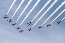 Red Arrows @ Bae Warton 19/09/2015.